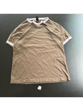 Vintage Soft Ringer T-Shirt Brown/White XL